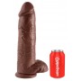 King Cock 12" Cock w Balls Bro - King Cock