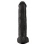 King Cock 15" Cock w Balls Dar - King Cock