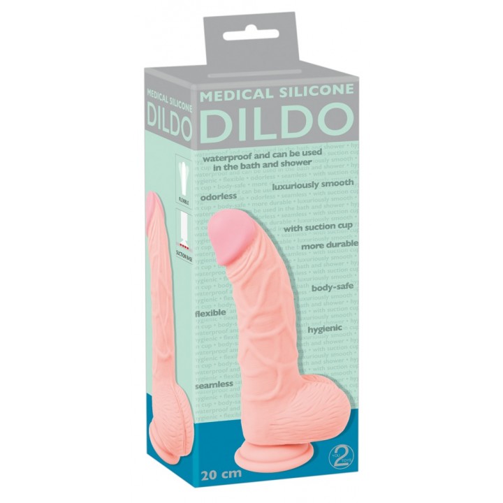 You2Toys Medical Silicone Curved Dildo - Medical Silicone