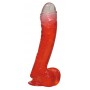 Klasiskais dildo 17cm sarkans Jolly buttcock - NMC