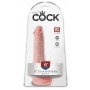 King Cock 6" Cock w Balls Ligh - King Cock