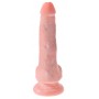 King Cock 6" Cock w Balls Ligh - King Cock