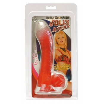 Klasiskais dildo 17cm sarkans Jolly buttcock Klasiskais dildo 17cm sarkans Jolly buttcock
