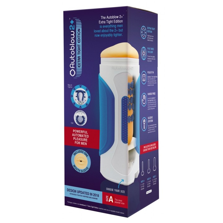 Masturbators ar vibrāciju 24cm balts Autoblow 2+XT A - Autoblow
