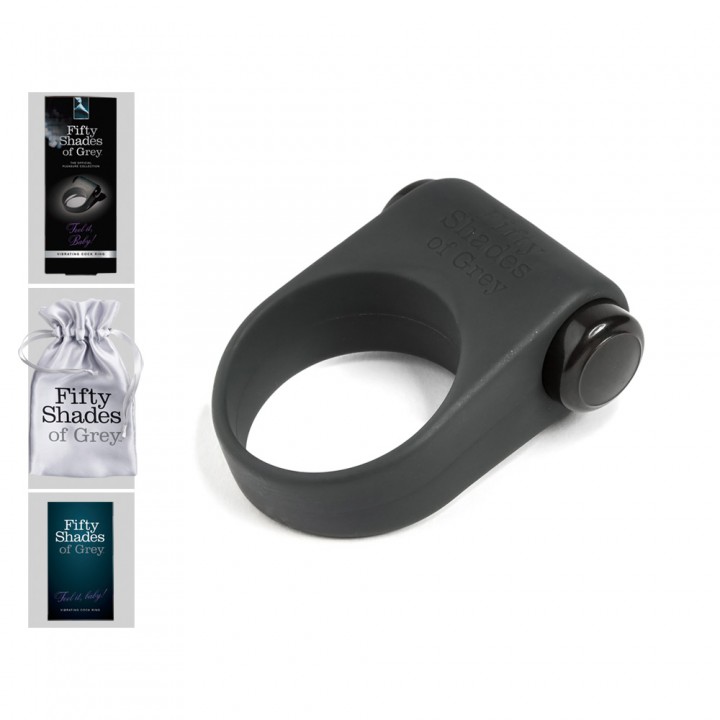 Fifty Shades of Grey Feel It Vibrating Cock Ring - Fifty Shades of Grey