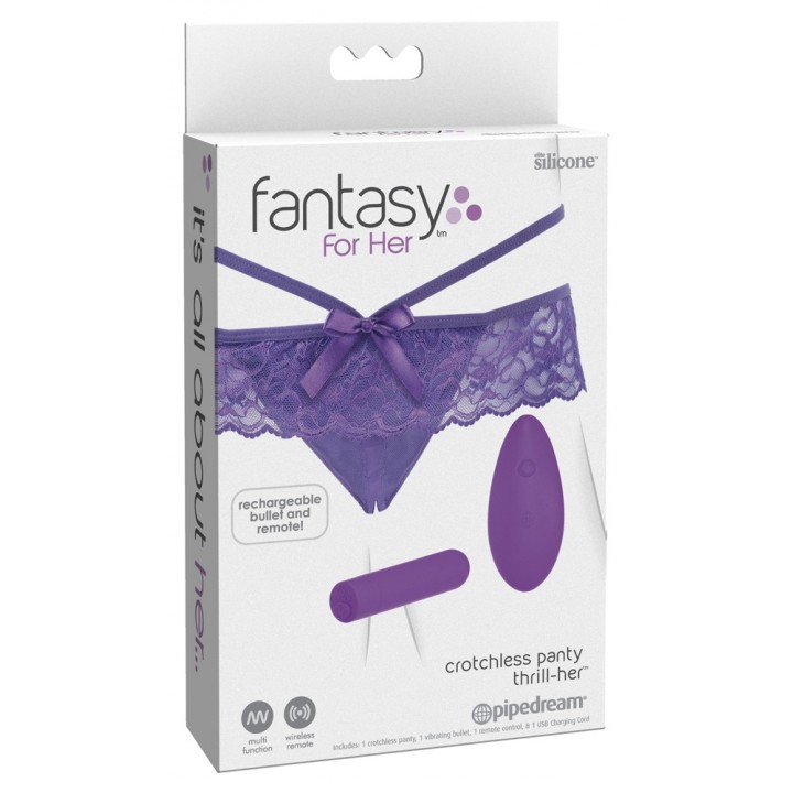 FFH Crotchless Panty Thrill-He - Fantasy For Her