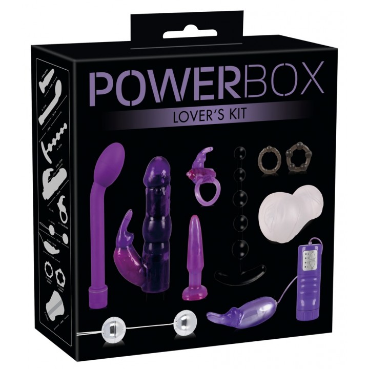 Seksa rotaļlietas komplekts Power Box Lover´s Kit 10 items - You2Toys