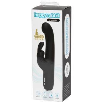 G-punkta Vibrators Stimulators Happy Rabbit G-Spot Slim Black