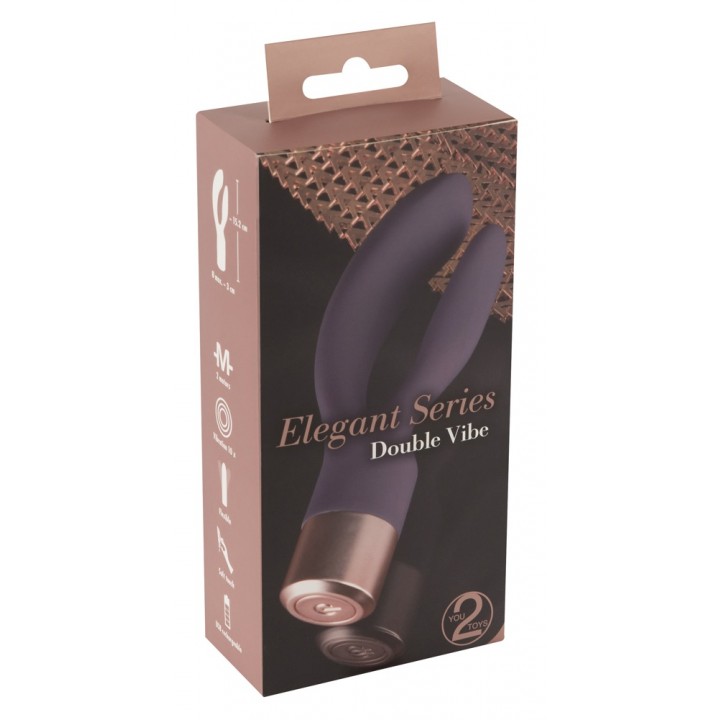 Elegant Vibrator Double Vibe - Elegant Series