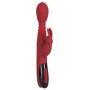 Vibrators ar klitora stimulatoru Silikona 26,5cm sarkans - You2Toys