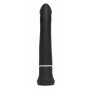 Vibrators ar klitora stimulatoru Jautrs zaķis melns - happyrabbit
