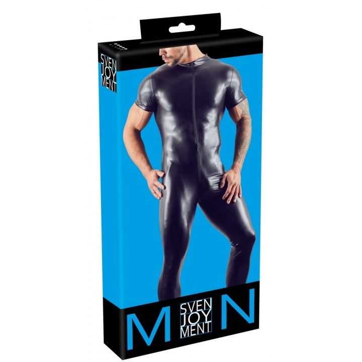 Vīriešu kostīmi un bodiji Kluba Seksīgie Erotiskie Men's Jumpsuit L - Svenjoyment